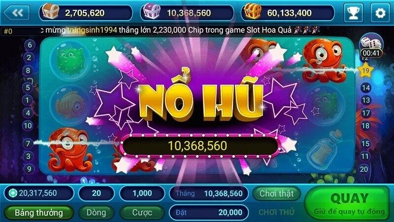 Game tài xỉu nổ hũ online nhiều khuyến mãi khủng